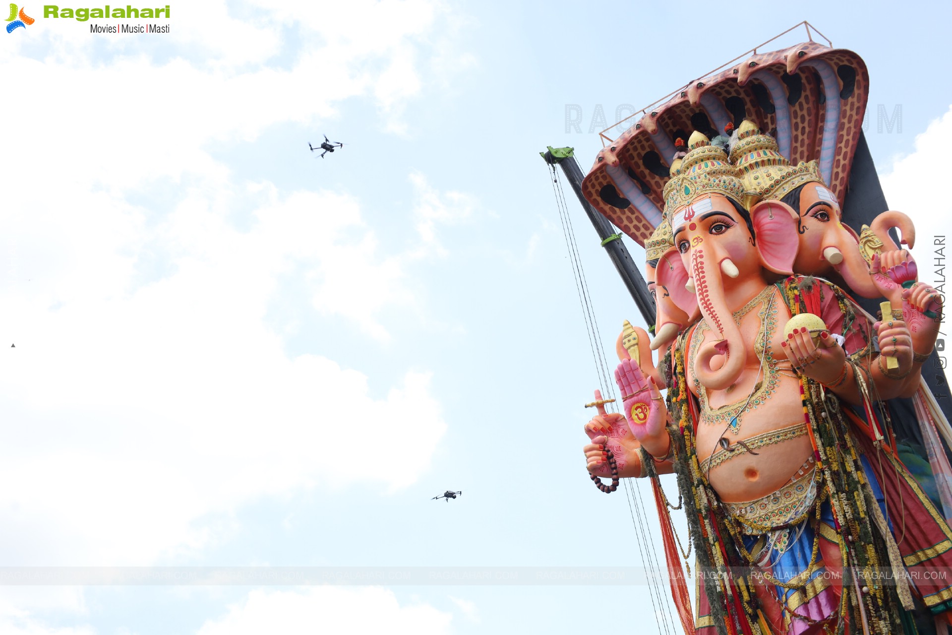 Khairatabad Ganesh Nimajjanam 2025 at Tank Bund in Hyderabad	