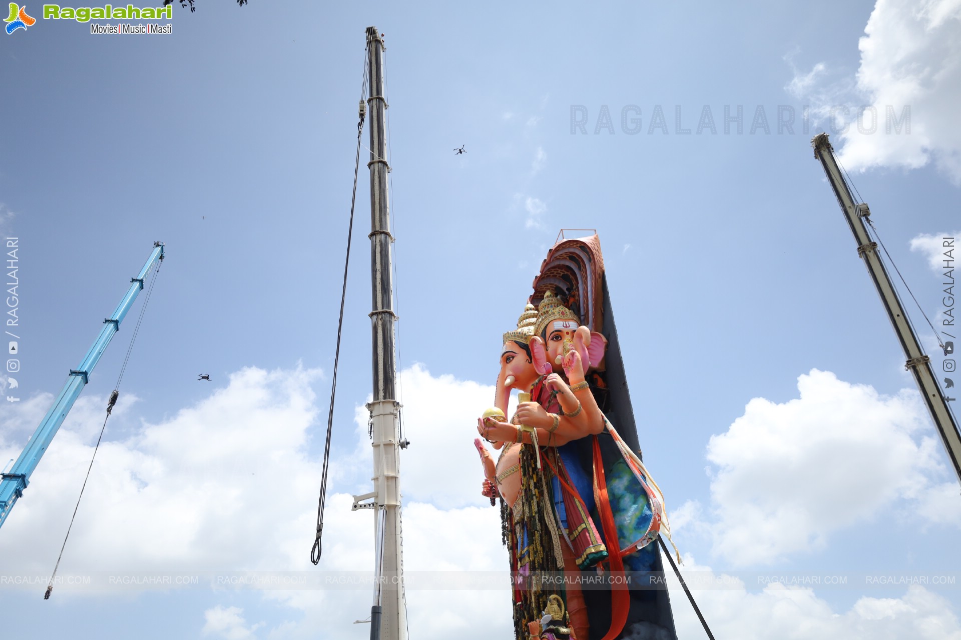 Khairatabad Ganesh Nimajjanam 2025 at Tank Bund in Hyderabad	