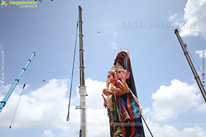 Khairatabad Ganesh Nimajjanam 2025 at Tank Bund in Hyderabad