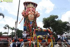 Khairatabad Ganesh Nimajjanam 2025 at Tank Bund in Hyderabad