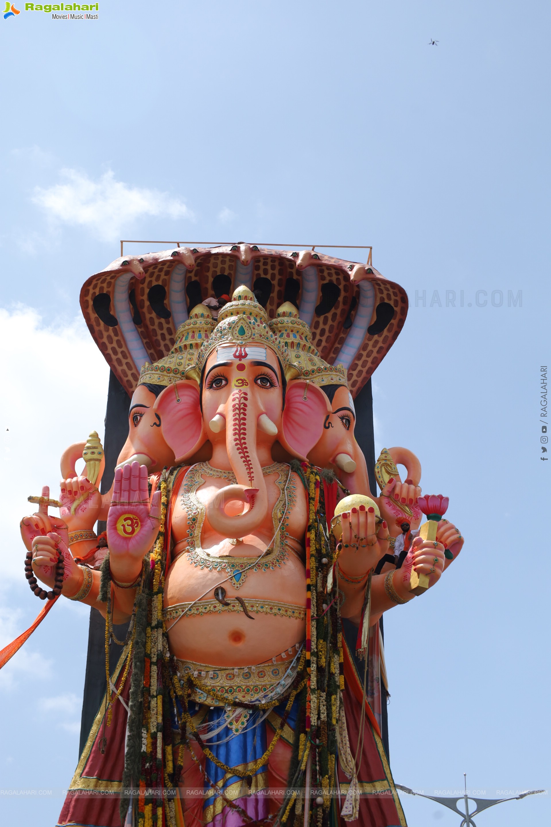 Khairatabad Ganesh Nimajjanam 2025 at Tank Bund in Hyderabad	