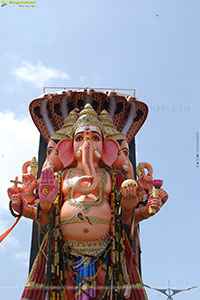 Khairatabad Ganesh Nimajjanam 2025 at Tank Bund in Hyderabad