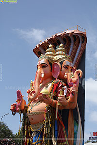 Khairatabad Ganesh Nimajjanam 2025 at Tank Bund in Hyderabad