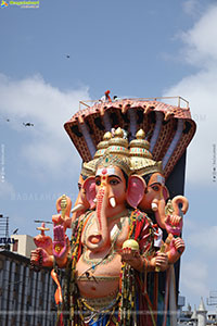 Khairatabad Ganesh Nimajjanam 2025 at Tank Bund in Hyderabad