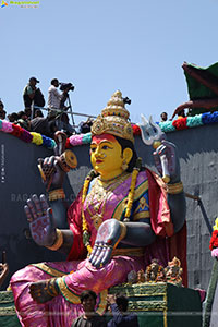 Khairatabad Ganesh Nimajjanam 2025 at Tank Bund in Hyderabad