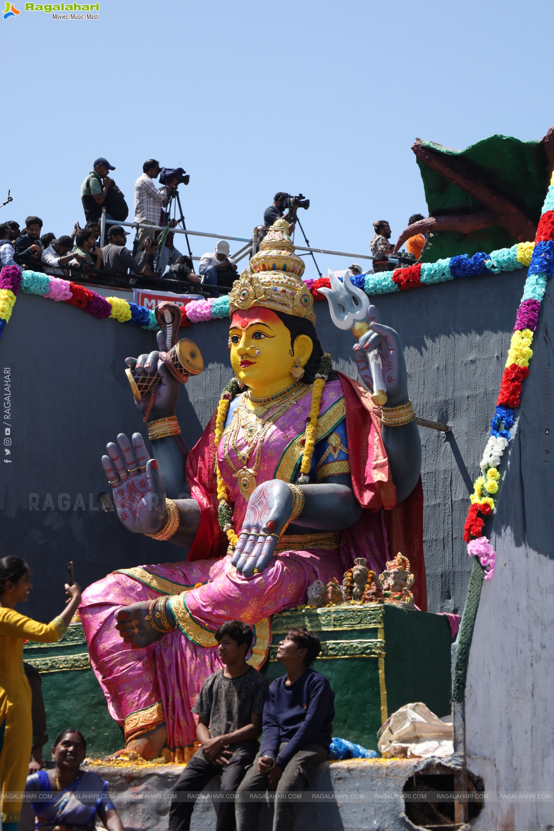 Khairatabad Ganesh Nimajjanam 2025 at Tank Bund in Hyderabad	