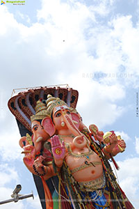 Khairatabad Ganesh Nimajjanam 2025 at Tank Bund in Hyderabad