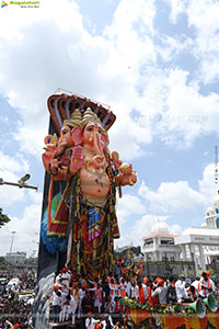 Khairatabad Ganesh Nimajjanam 2025 at Tank Bund in Hyderabad