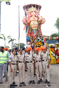 Khairatabad Ganesh Nimajjanam 2025 at Tank Bund in Hyderabad