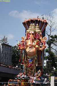 Khairatabad Ganesh Nimajjanam 2025 at Tank Bund in Hyderabad