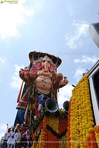 Khairatabad Ganesh Nimajjanam 2025 at Tank Bund in Hyderabad