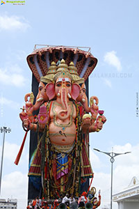 Khairatabad Ganesh Nimajjanam 2025 at Tank Bund in Hyderabad