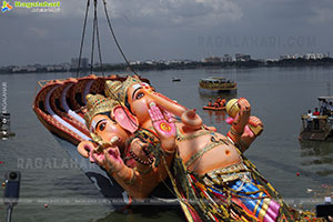 Khairatabad Ganesh Nimajjanam 2025 at Tank Bund in Hyderabad
