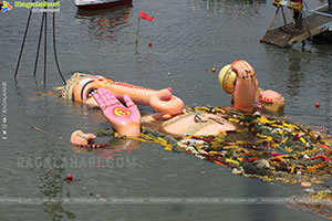 Khairatabad Ganesh Nimajjanam 2025 at Tank Bund in Hyderabad
