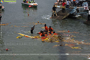 Khairatabad Ganesh Nimajjanam 2025 at Tank Bund in Hyderabad