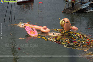 Khairatabad Ganesh Nimajjanam 2025 at Tank Bund in Hyderabad