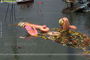 Khairatabad Ganesh Nimajjanam 2025 at Tank Bund in Hyderabad