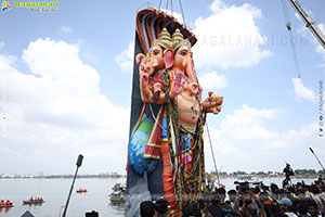 Khairatabad Ganesh Nimajjanam 2025 at Tank Bund in Hyderabad