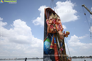 Khairatabad Ganesh Nimajjanam 2025 at Tank Bund in Hyderabad