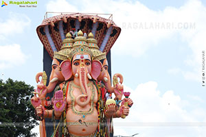 Khairatabad Ganesh Nimajjanam 2025 at Tank Bund in Hyderabad