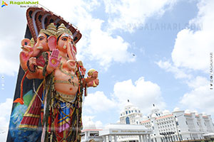 Khairatabad Ganesh Nimajjanam 2025 at Tank Bund in Hyderabad