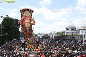 Khairatabad Ganesh Nimajjanam 2025 at Tank Bund in Hyderabad
