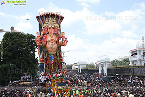 Khairatabad Ganesh Nimajjanam 2025 at Tank Bund in Hyderabad
