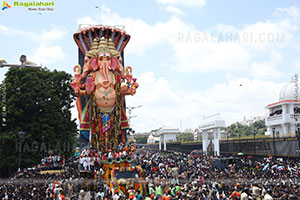 Khairatabad Ganesh Nimajjanam 2025 at Tank Bund in Hyderabad