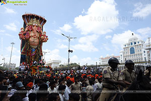 Khairatabad Ganesh Nimajjanam 2025 at Tank Bund in Hyderabad
