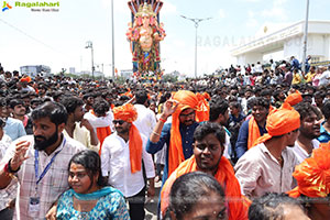 Khairatabad Ganesh Nimajjanam 2025 at Tank Bund in Hyderabad