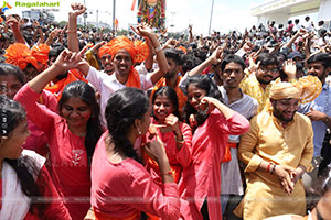 Khairatabad Ganesh Nimajjanam 2025 at Tank Bund in Hyderabad