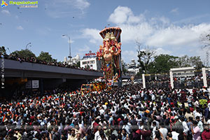Khairatabad Ganesh Nimajjanam 2025 at Tank Bund in Hyderabad