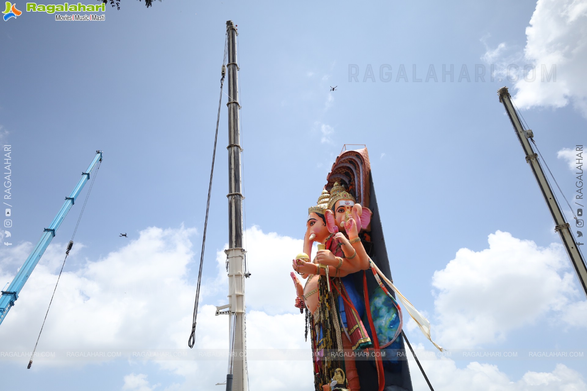Khairatabad Ganesh Nimajjanam 2025 at Tank Bund in Hyderabad	
