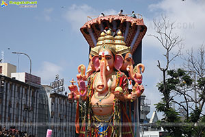 Khairatabad Ganesh Nimajjanam 2025 at Tank Bund in Hyderabad