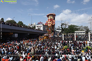 Khairatabad Ganesh Nimajjanam 2025 at Tank Bund in Hyderabad