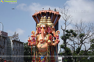 Khairatabad Ganesh Nimajjanam 2025 at Tank Bund in Hyderabad