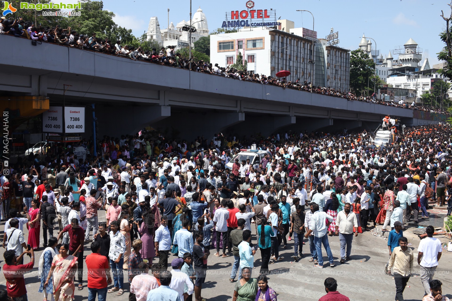 Khairatabad Ganesh Nimajjanam 2025 at Tank Bund in Hyderabad	