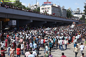 Khairatabad Ganesh Nimajjanam 2025 at Tank Bund in Hyderabad