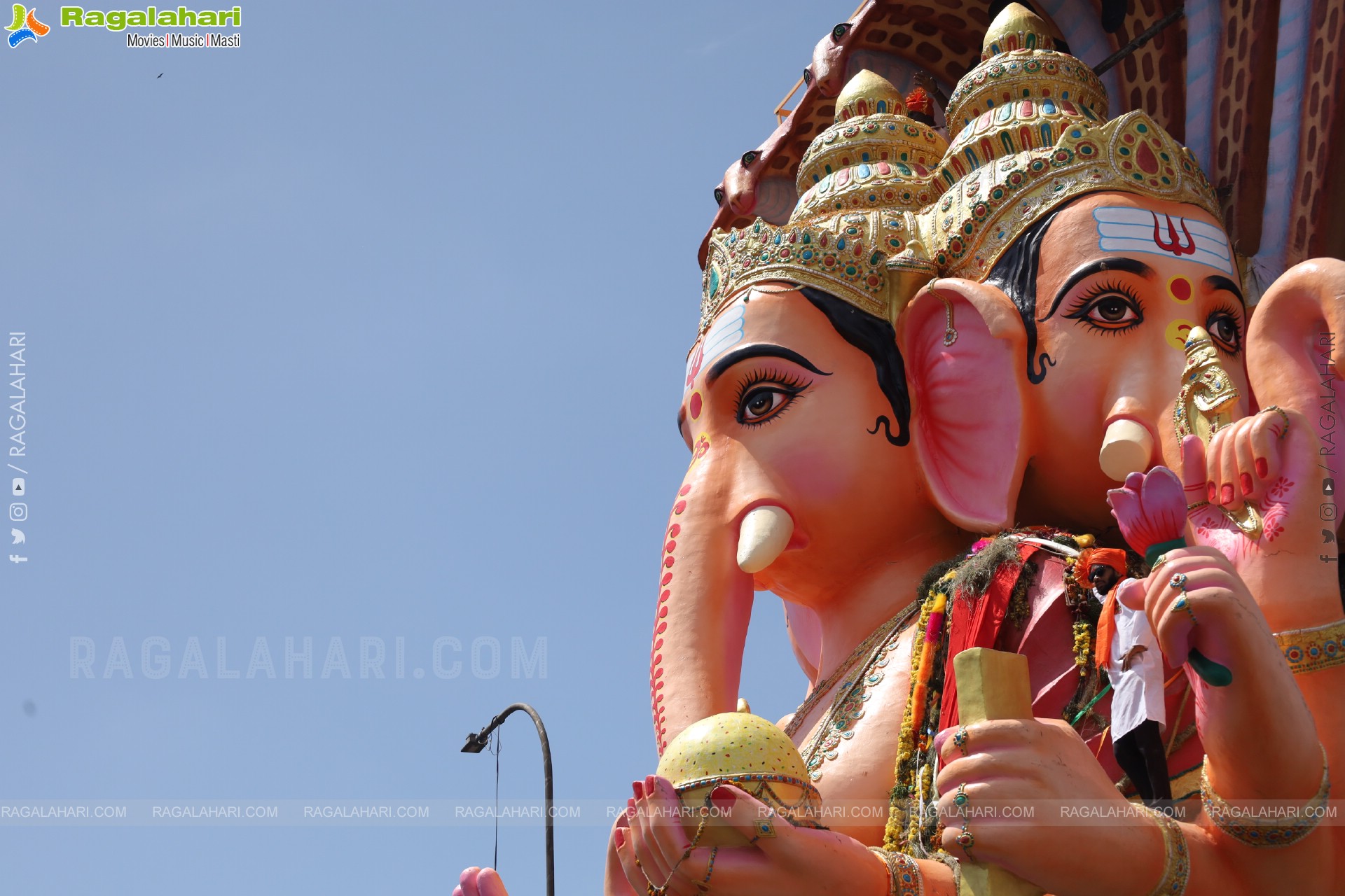 Khairatabad Ganesh Nimajjanam 2025 at Tank Bund in Hyderabad	