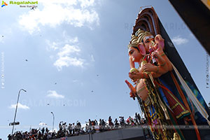 Khairatabad Ganesh Nimajjanam 2025 at Tank Bund in Hyderabad