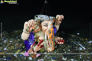 Lord Ganesh Immersion Procession 2026 at Tank Bund, Hyd