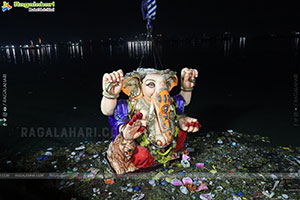Lord Ganesh Immersion Procession 2026 at Tank Bund, Hyd