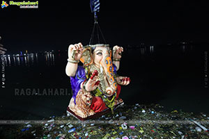 Lord Ganesh Immersion Procession 2026 at Tank Bund, Hyd