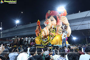 Lord Ganesh Immersion Procession 2026 at Tank Bund, Hyd