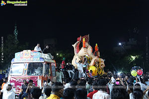 Lord Ganesh Immersion Procession 2026 at Tank Bund, Hyd