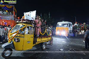 Lord Ganesh Immersion Procession 2026 at Tank Bund, Hyd