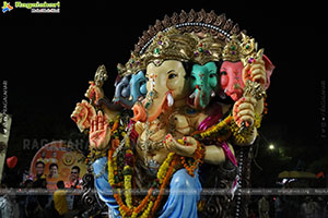 Lord Ganesh Immersion Procession 2026 at Tank Bund, Hyd
