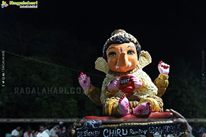 Lord Ganesh Immersion Procession 2026 at Tank Bund, Hyd