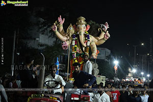 Lord Ganesh Immersion Procession 2026 at Tank Bund, Hyd