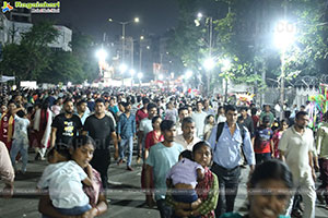 Lord Ganesh Immersion Procession 2026 at Tank Bund, Hyd